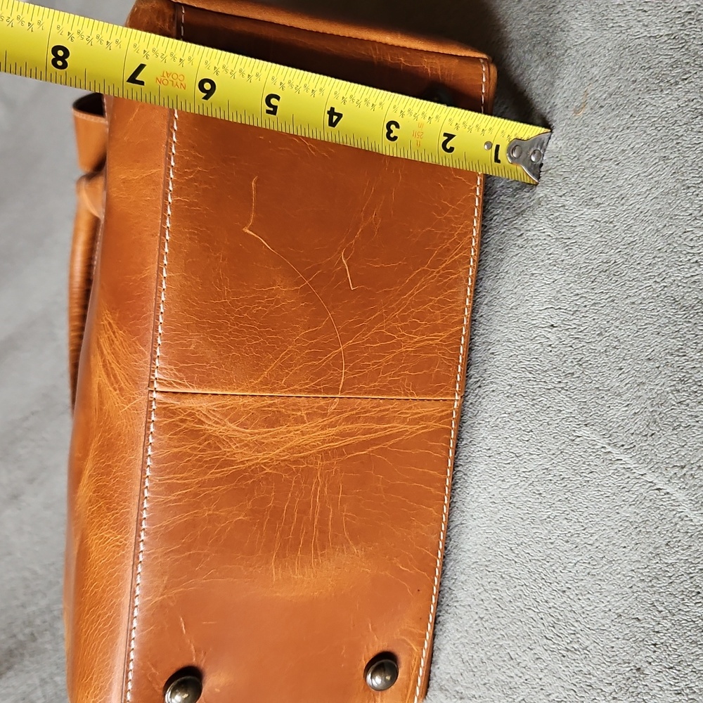 STS Ranchwear Women's Brown Leather Tote - Picture 7 of 8